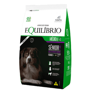 Ração Equilíbrio para Cães Sênior Porte Médio Frango