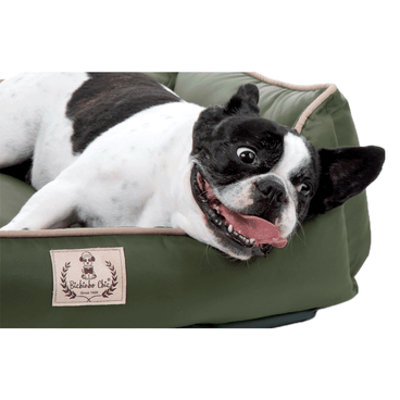 Cama-Barcelona-Bichinho-Chic-Verde-com-Pet-Deitado-