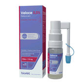 Veloce 0,5% Solução Oral Spray  Lateral
