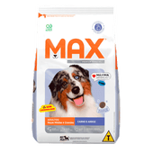 Ração Max para Cães Adultos Raças Médias e Grandes Carne e Arroz 3kg