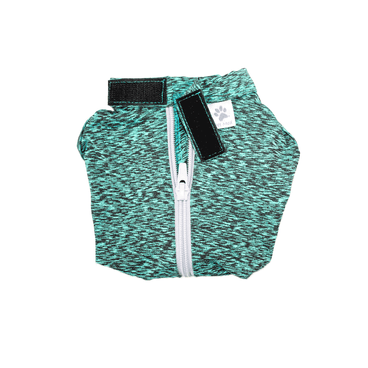 Roupa-Cirurgica-Caes-Duo-Dry-Pet-Med-Verde-ziper-e-velcro