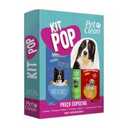 Kit Pop Shampoo, Condicionador e Perfume Pet Clean