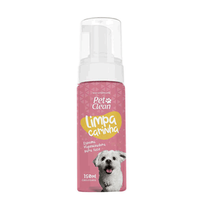 Espuma Higienizadora Limpa Carinha Pet Clean - 150 ml