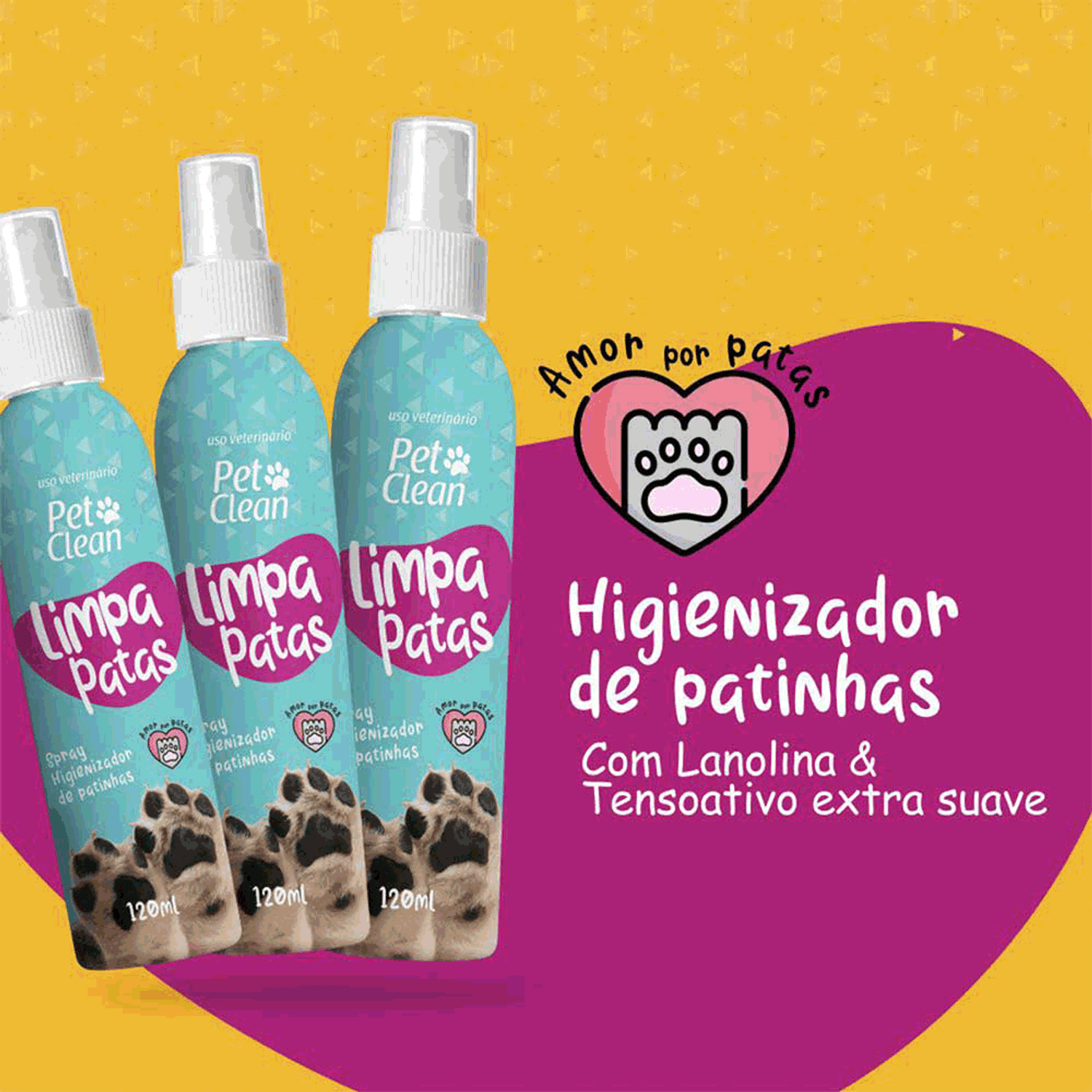 Spray-Limpa-Patas-Pet-Clean