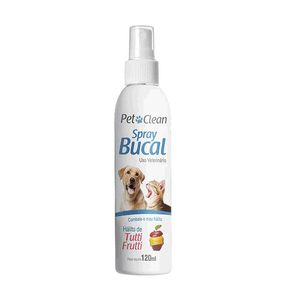 Spray Bucal Tutti-Frutti Pet Clean - 120 ml