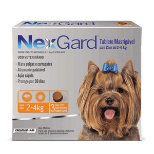Nexgard Antipulgas e Carrapatos para Cachorros de 2 a 4kg