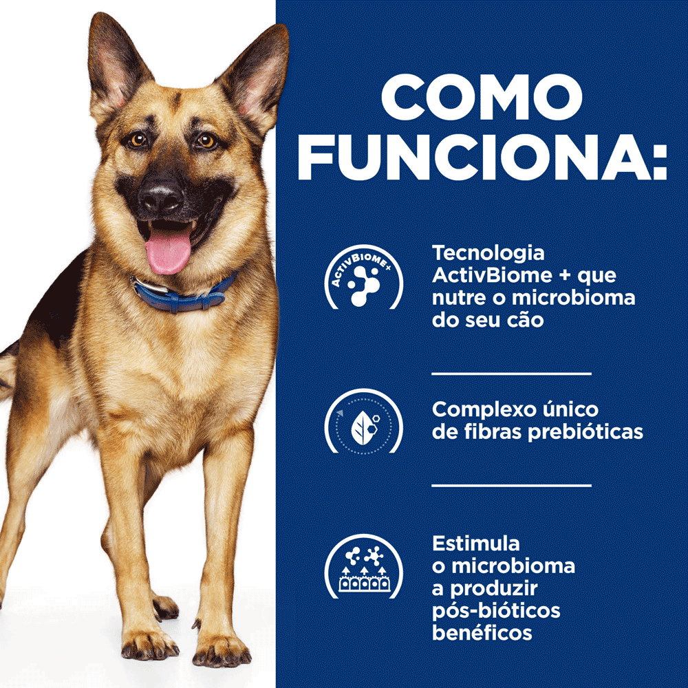 Ração Hill's Prescription Diet GI Biome para Cães Adultos Gastrointestinal