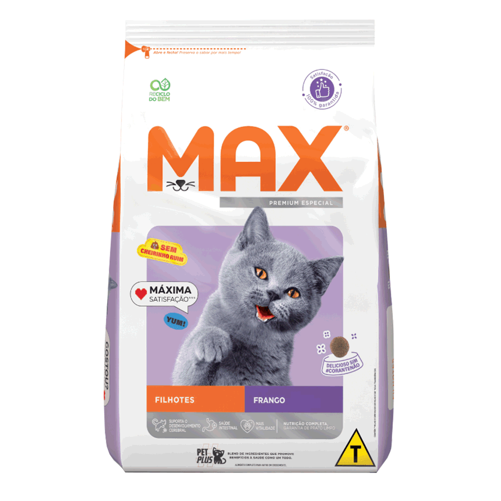 Ração Max para Gatos Filhotes Frango