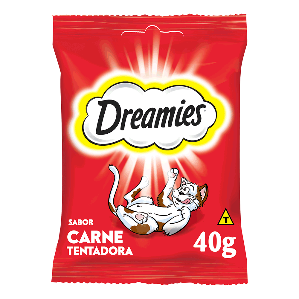 Petisco Dreamies para Gatos Adultos Carne Tentadora