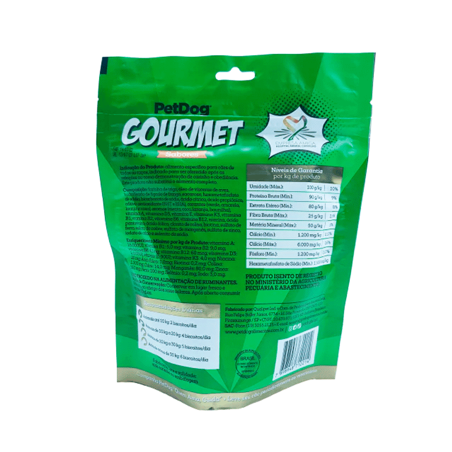 Biscoito para Cães Sabores Pet Dog Verso