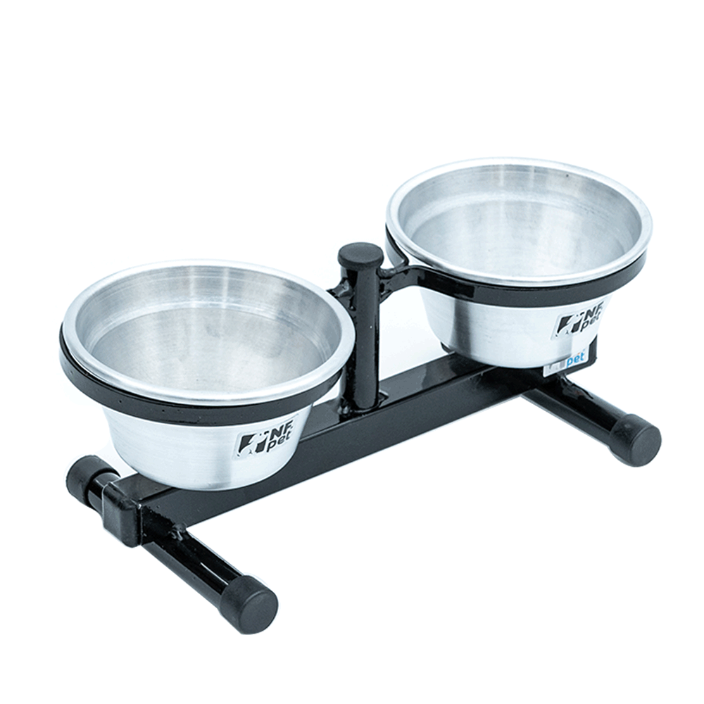 Comedouro Premium NF Pet Alumínio
