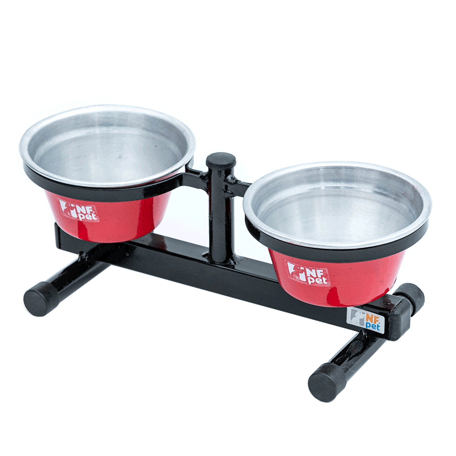 Comedouro Premium NF Pet Vermelho lado