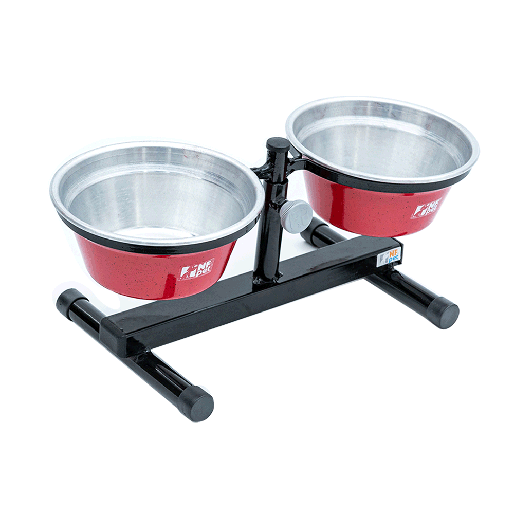 Comedouro Premium NF Pet Vermelho