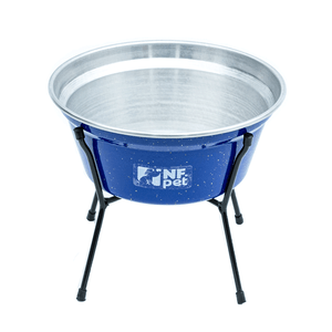Comedouro Aramado Simples NF Pet Azul