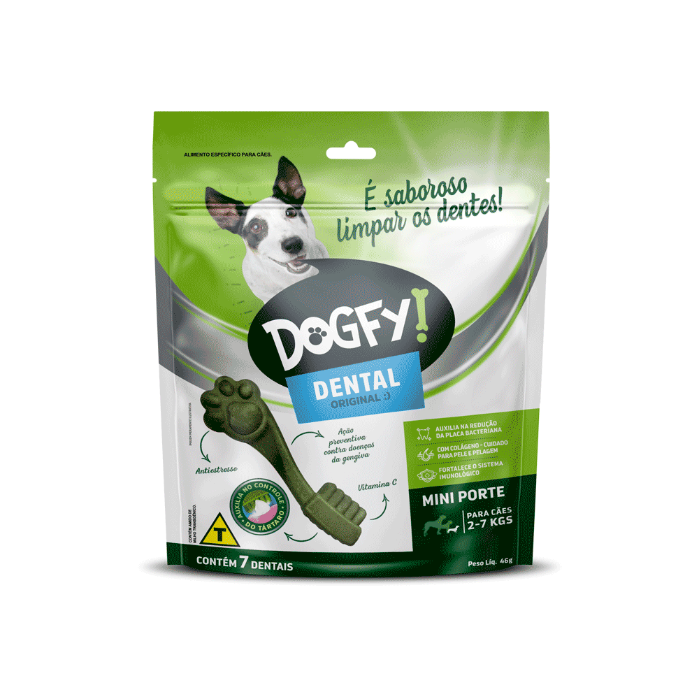 Petisco Dogfy Dental para Cães de Porte Mini