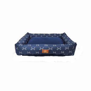 Cama Retangular Carmel Fábrica Pet Azul