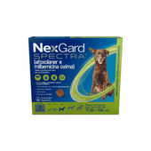 NexGard Spectra Antipulgas e Vermífugo Cães 7,6kg a 15kg