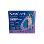 NexGard Spectra Antipulgas e Vermífugo Cães 15,1kg a 30kg