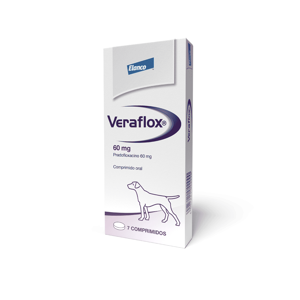 Veraflox 60mg Antimicrobiano para Cães e Gatos
