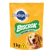 biscoito pedigree biscrok cães adultos multi 1kg frente