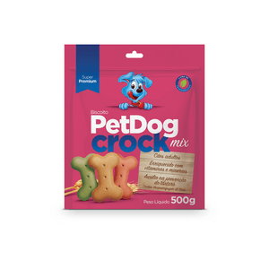 Biscoito Crock Mix para Cães PetDog - 500g