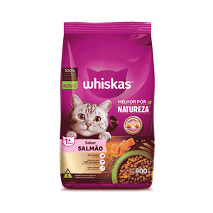 Ração Whiskas Gatos Adultos Melhor Por Natureza Salmão