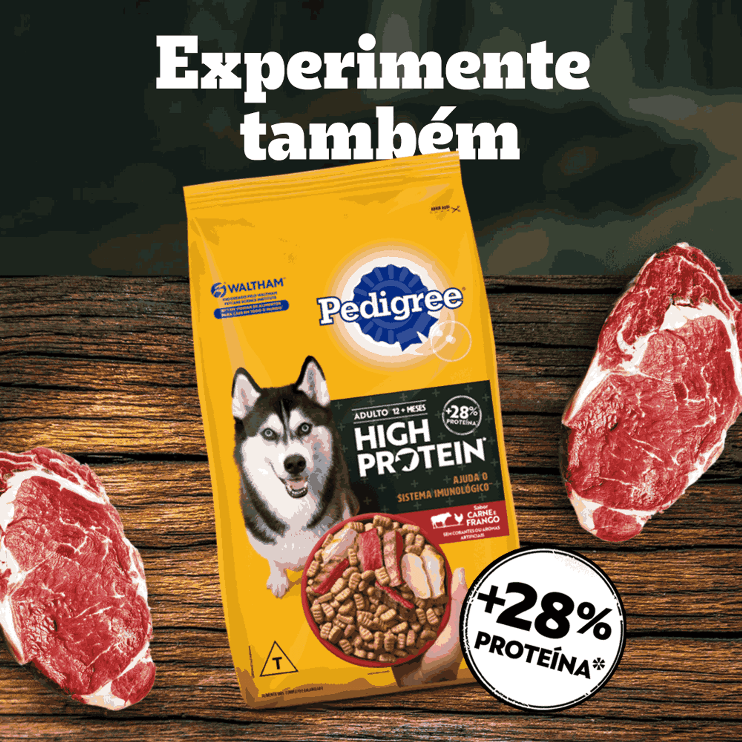 Racao-Umida-Pedigree-High-Protein-Caes-Adultos-Carne-e-Frango