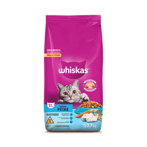 Ração Whiskas Gatos Adultos Castrados Peixe