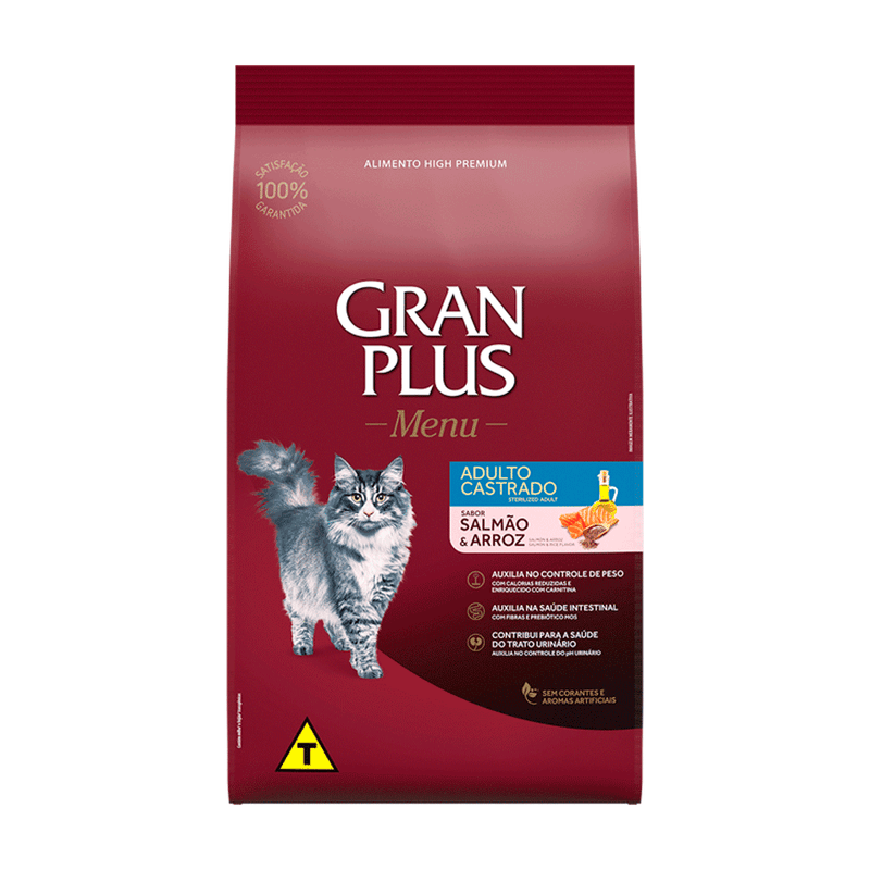 GranPlus Gatos Castrados Salmão 10kg