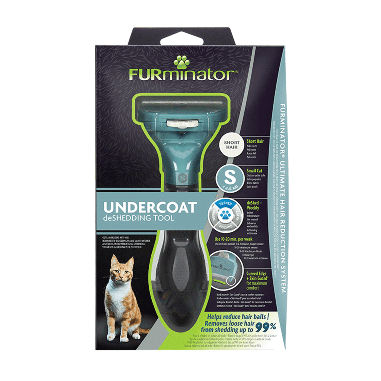 Furminator-Pequeno-para-Gatos-de-Pelo-Curto-Caixa