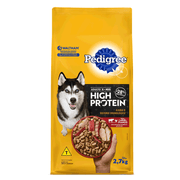 Ração Pedigree High Protein para Cães Adultos Carne e Frango