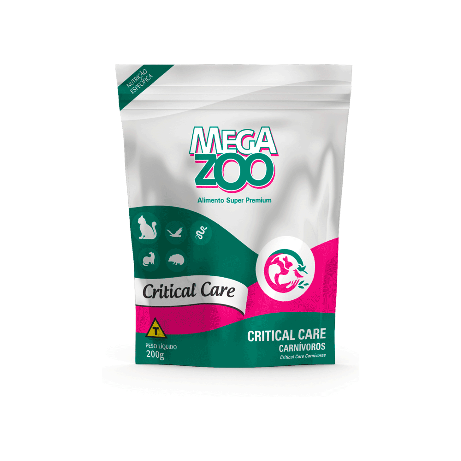 Ração Megazoo Critical Care para Animais Carnívoros
