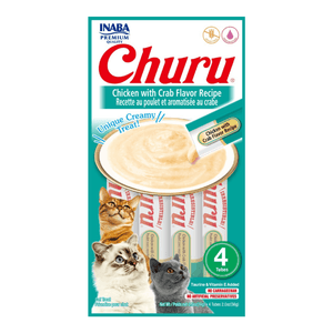 Petisco Churu para Gatos Galinha e Caranguejo - 56 g