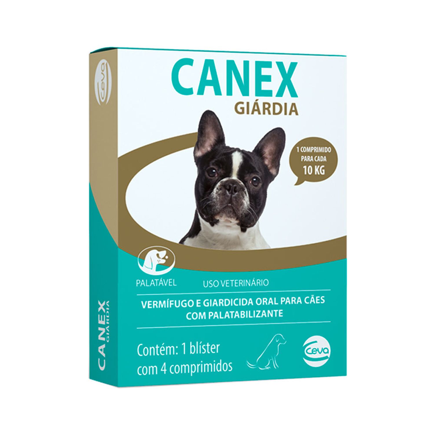 Vermífugo Canex Giárdia 30 comprimidos