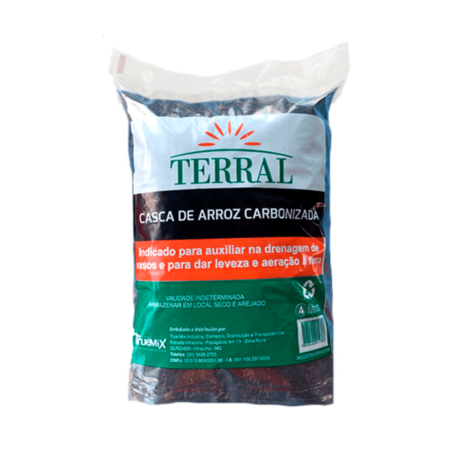 Casca de Arroz Carbonizada Terral