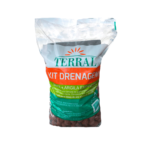 Kit Drenagem para Vasos de Plantas Terral Único