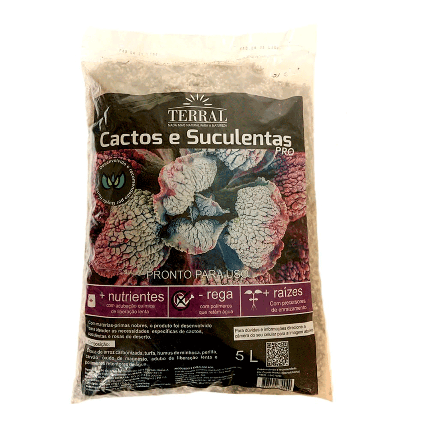 Substrato Profissional Cactos e Suculentas Terral