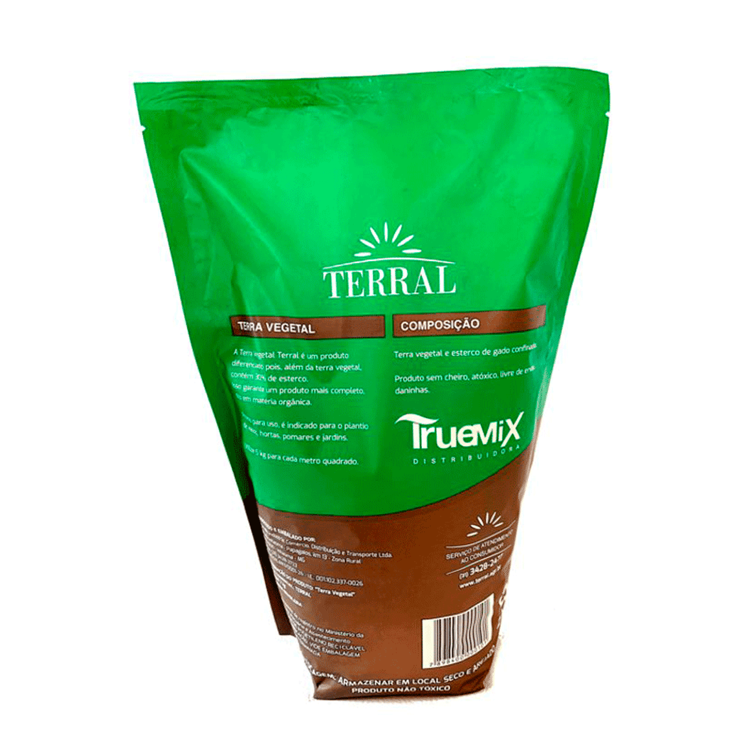 Terra Vegetal Adubada Terral Verso