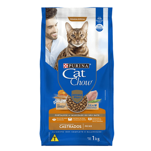 Ração Cat Chow Castrados Peixe