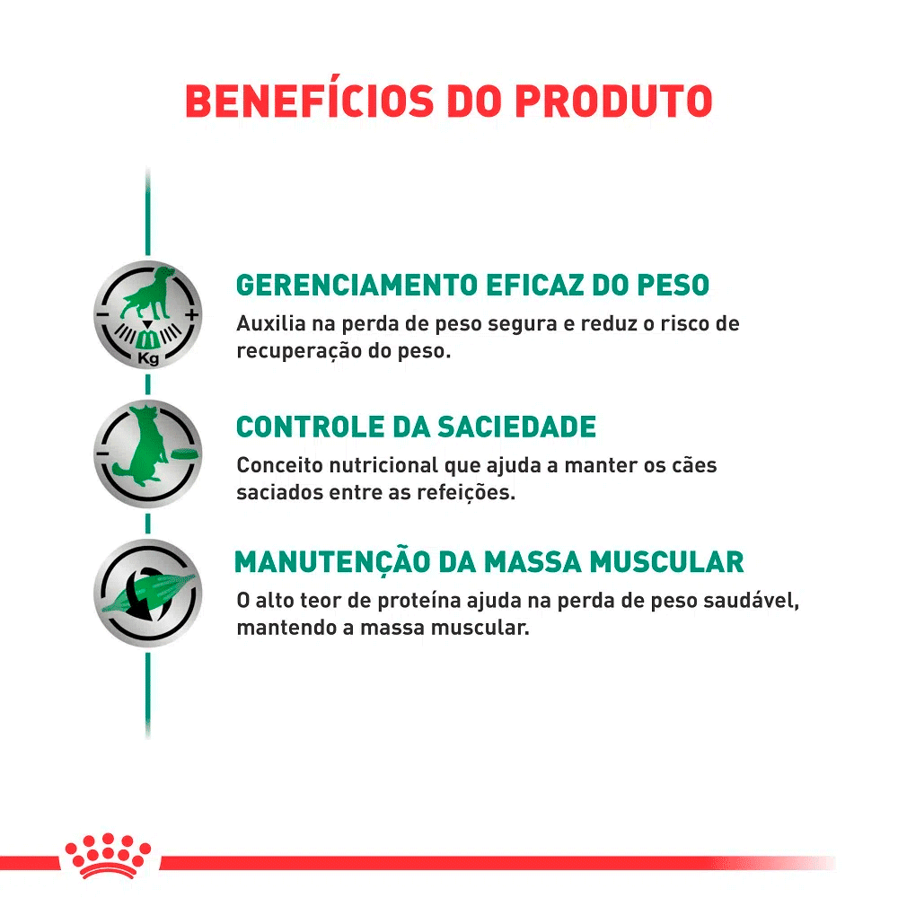 Ração Royal Canin Veterinary Diet Satiety Support para Cães Adultos com Excesso de Peso