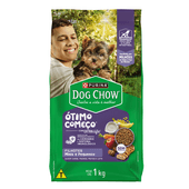 Ração Dog Chow Cães Filhotes Minis e Pequenos Carne, Frango e Arroz