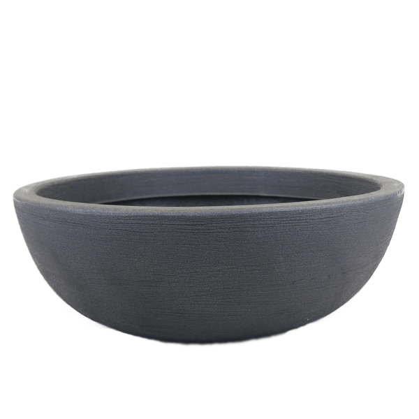 Bacia Riscatto Vogue Cinza para Plantas 25 cm