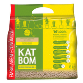 Areia para Gato Katbom Natural Granulado Higiênico Capim Limão