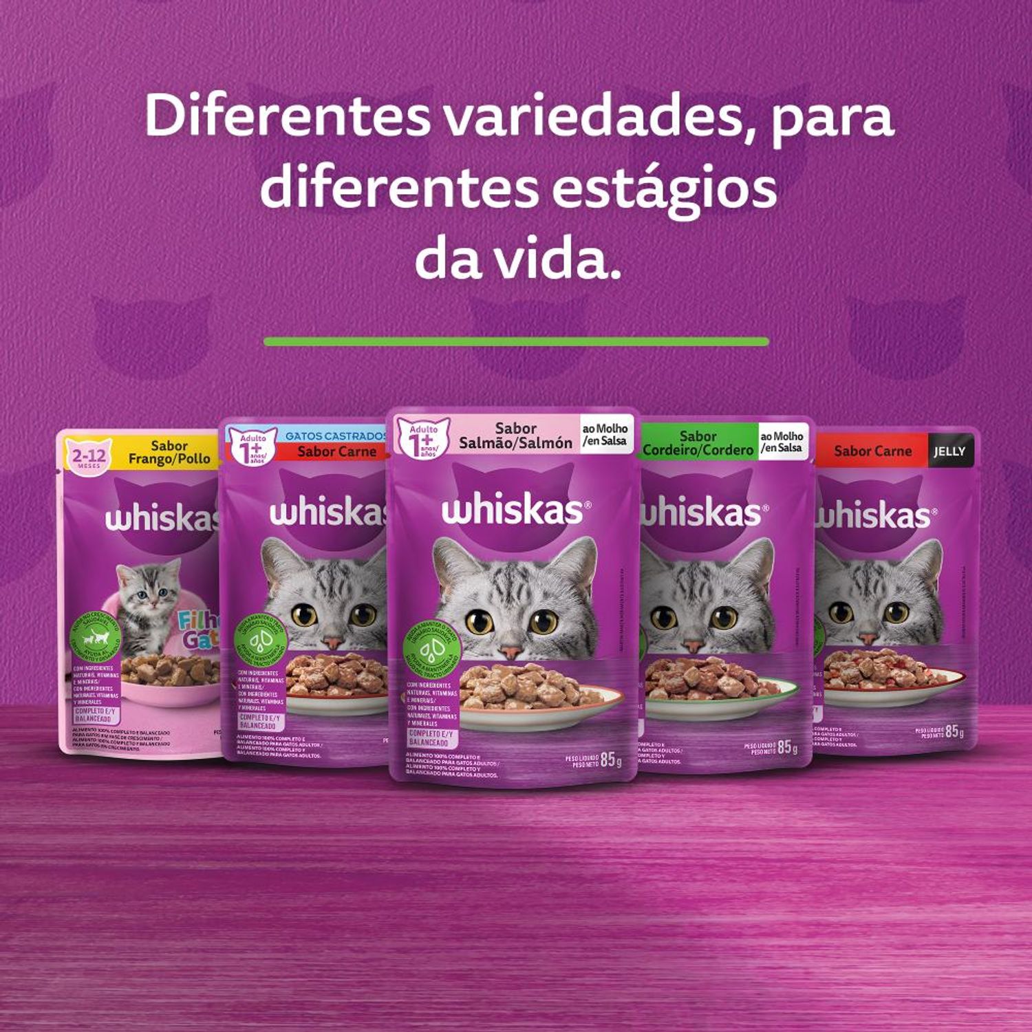 Banner Ração úmida Whiskas Sachê