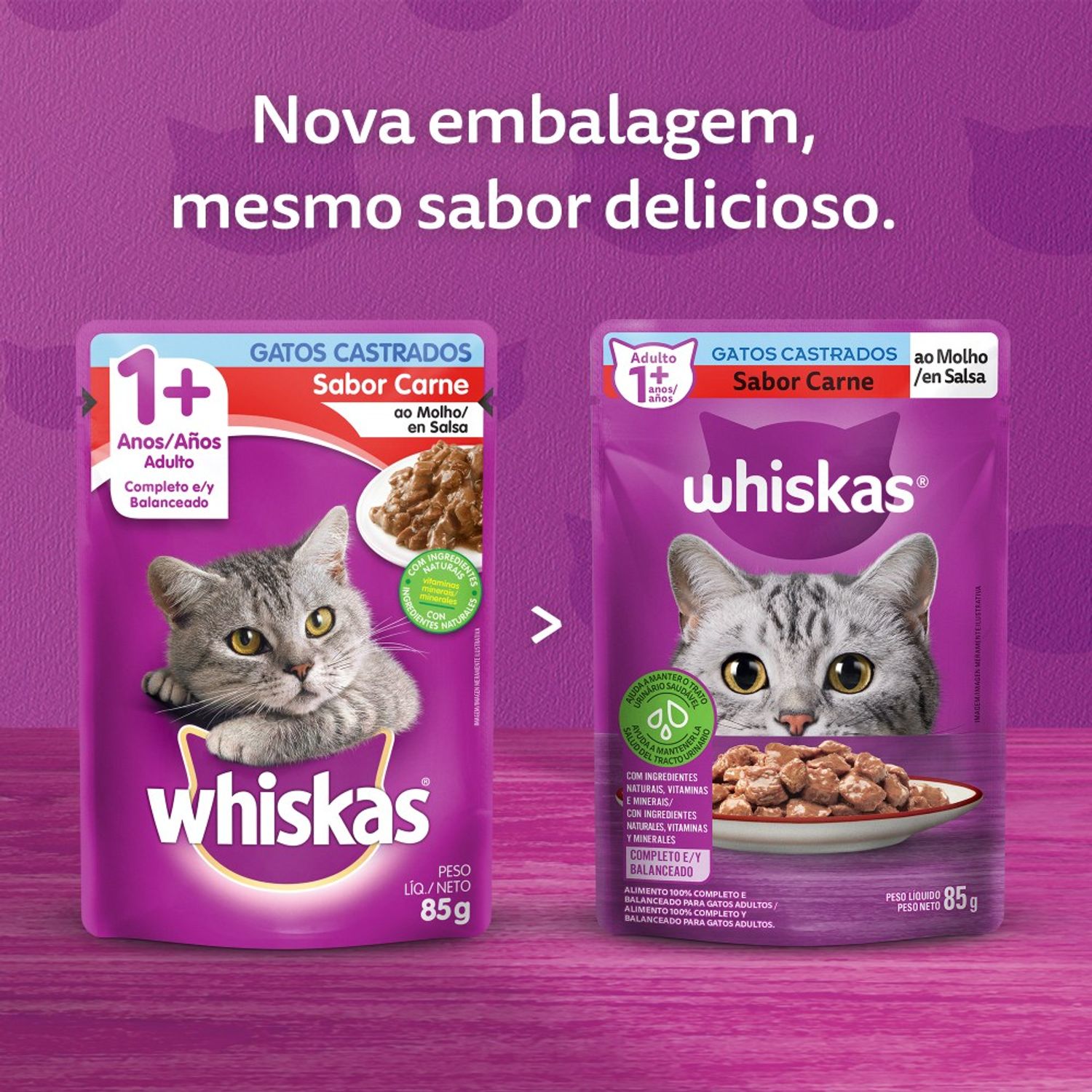 Nova Embalagem Whiskas