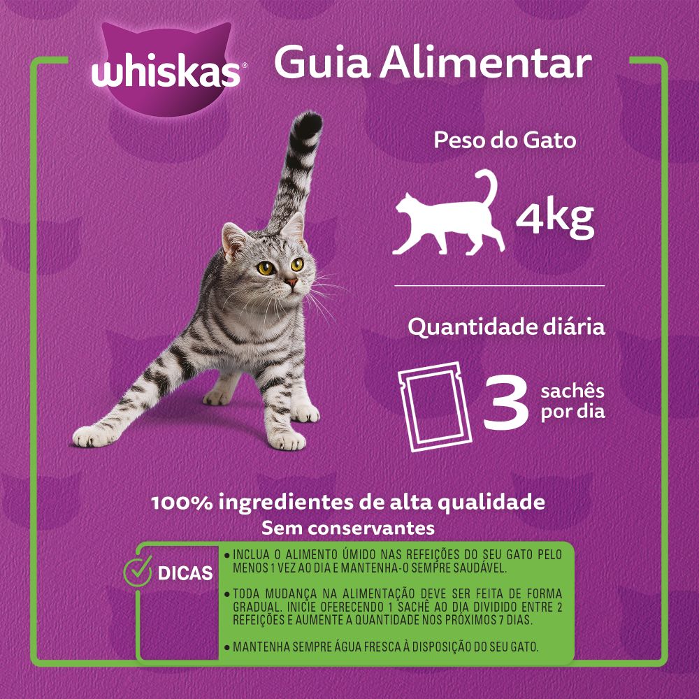 Sache Whiskas Peixe Jelly 85Gr - Empire Pet