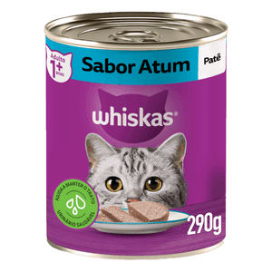 Ração Úmida Whiskas Patê Gatos Adultos Atum - 290 g