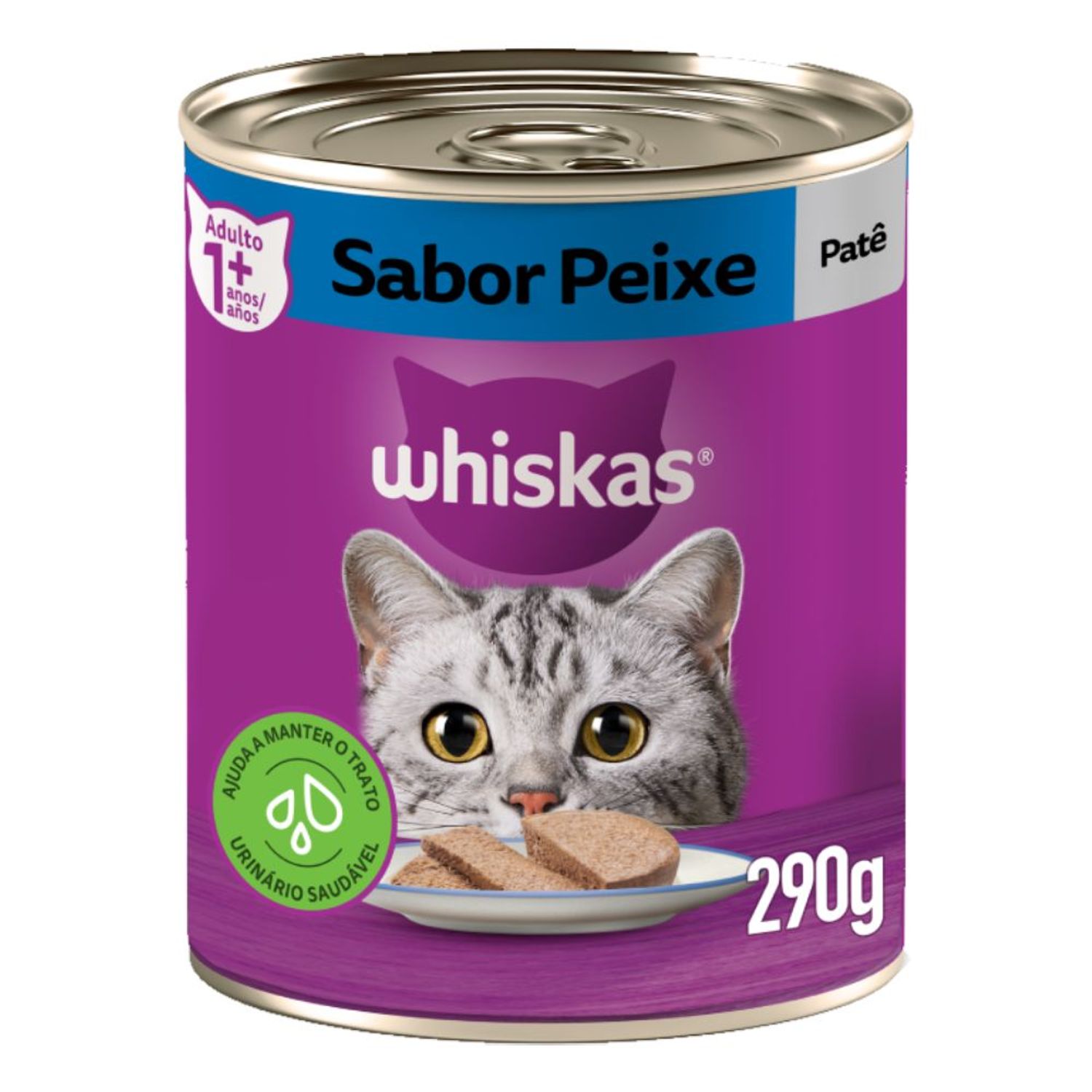 Ração Úmida Whiskas Patê Peixe