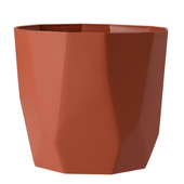 Cachepô Diamante West Garden Terracota