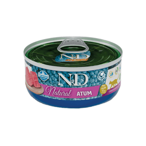 Ração Úmida N&amp;D Natural Gatos Atum - 70 g